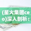 (星火集团ceo)深入剖析：星火商会的组织结构及其在商业运营中的关键作用